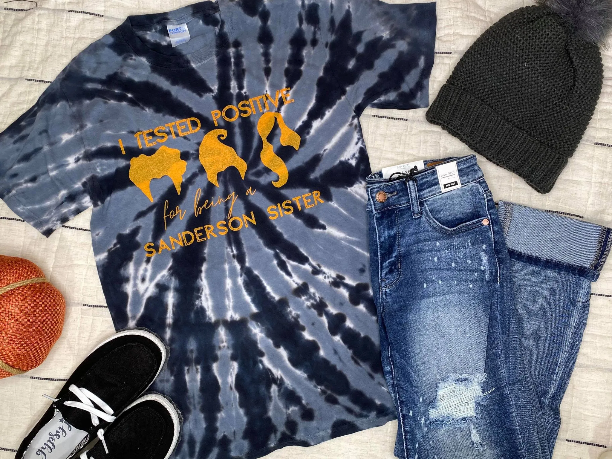 I Tested Positive for Sanderson Sister Tie Dye T-Shirt - Final Sale**