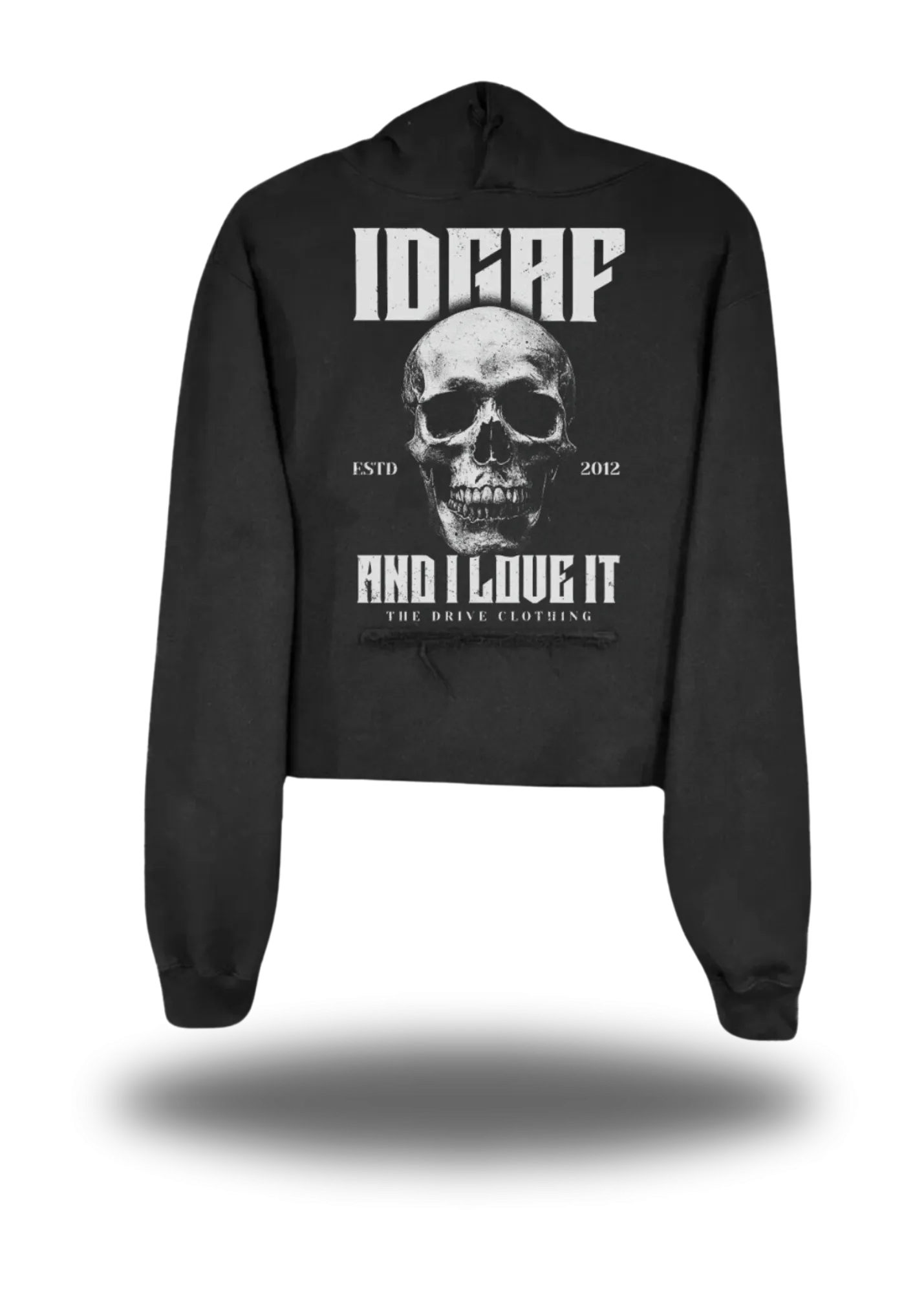 IDGAF CROP HOODIE