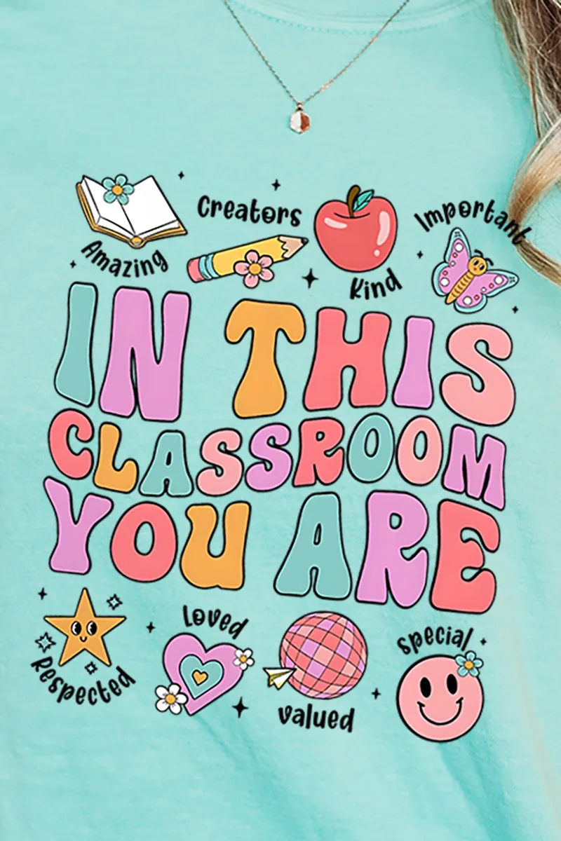 In The Classroom Comfort Colors Adult Ring-Spun Cotton Tee