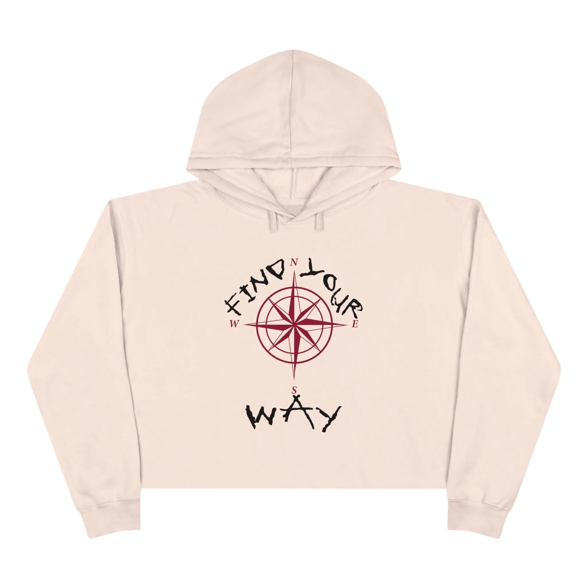 IR Find Your Way Crop Hoodie (POD)