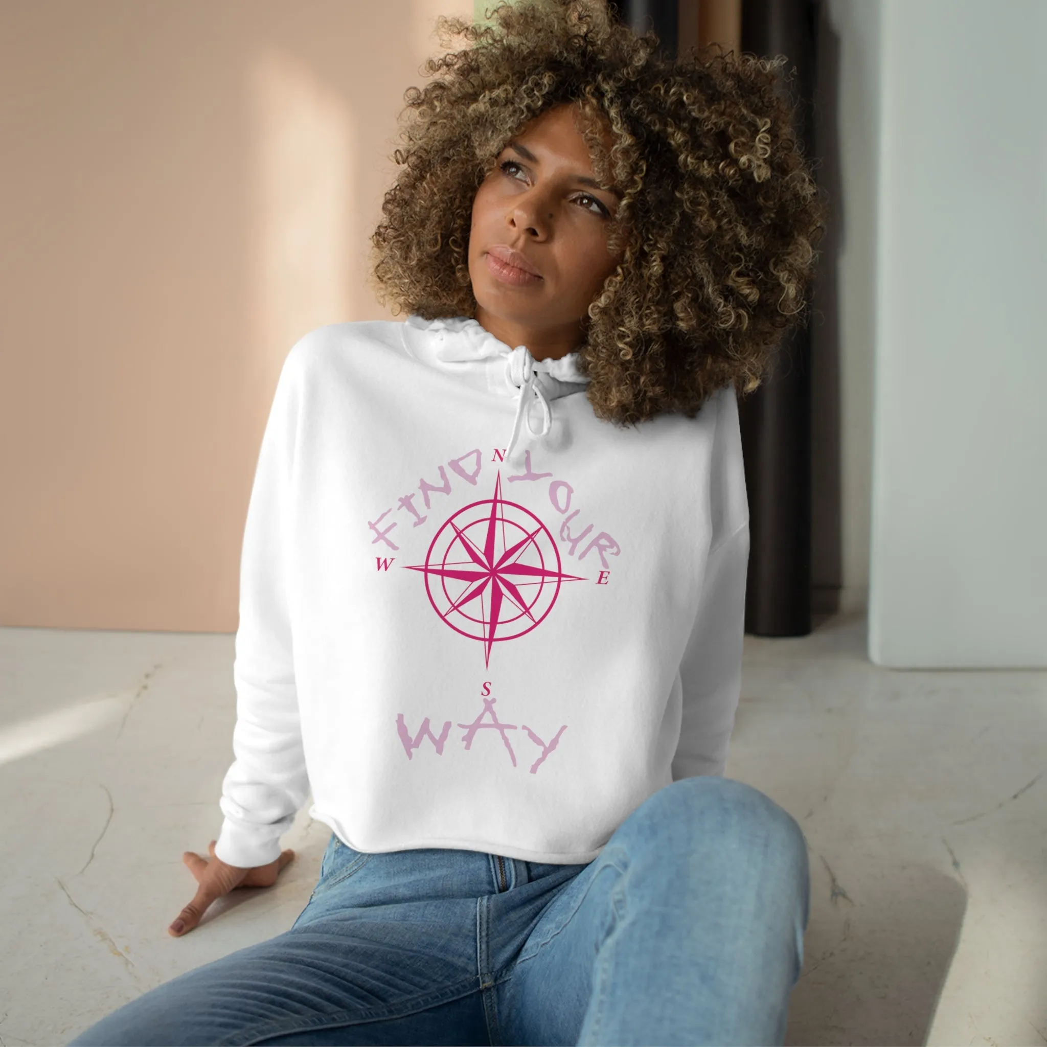 IR Find Your Way Crop Hoodie (POD)