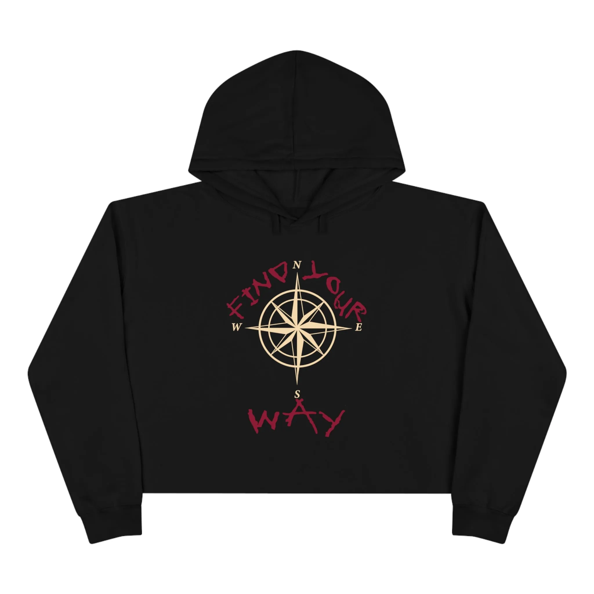 IR Find Your Way Crop Hoodie (POD)