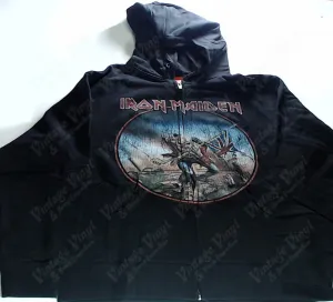 Iron Maiden - The Trooper Front Print Zip-Up Hoodie