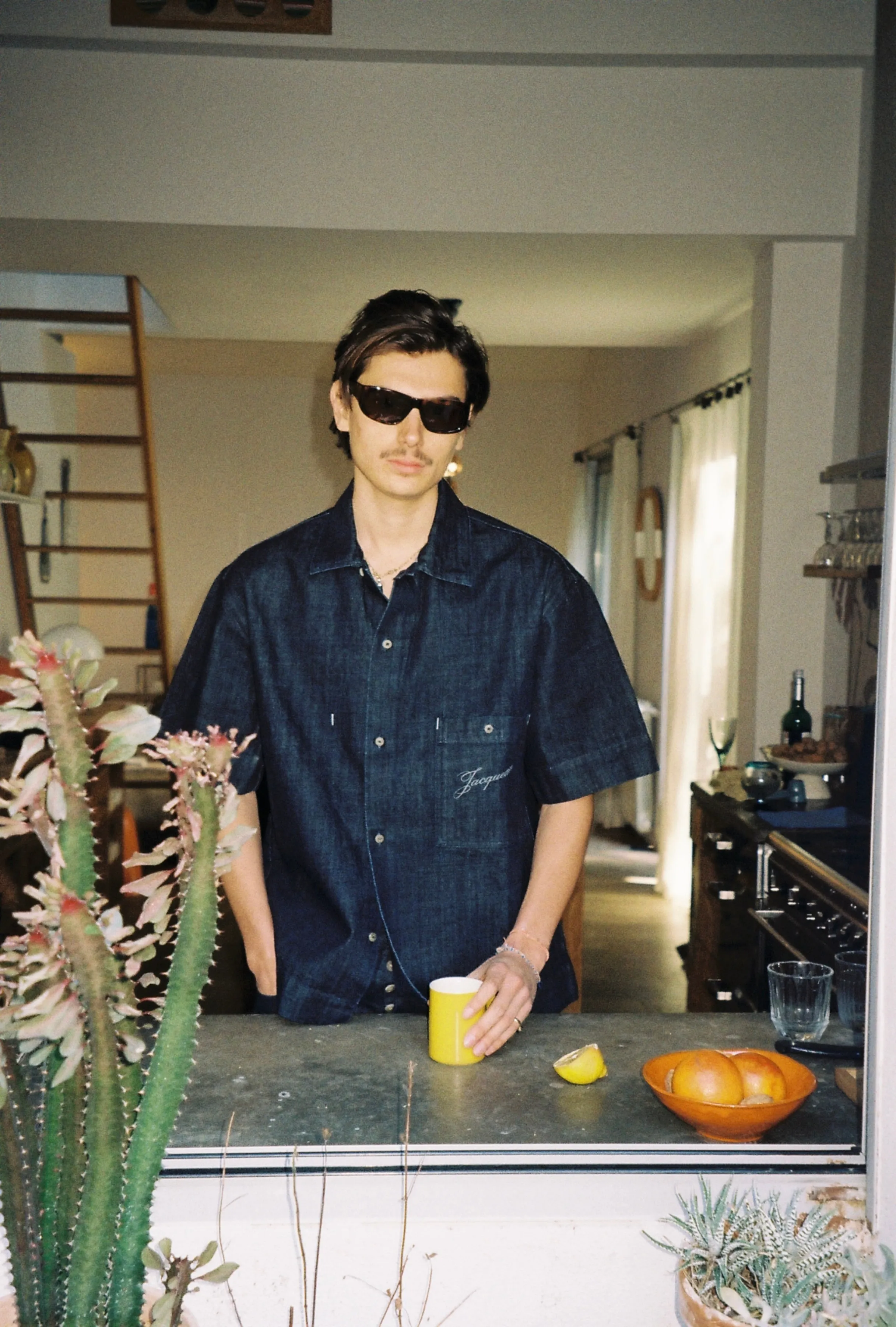 JACQUEMUS - LA CHEMISE DE-NÎMES ALOE - DARK NAVY