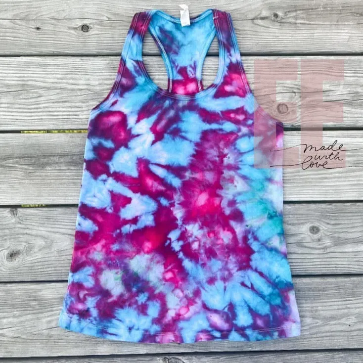 Jade & Hot Hibiscus Ice Dye