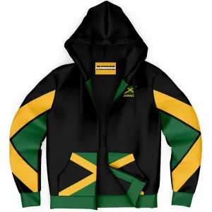 Jamaica Fleece Lined Zip Up Hoodie