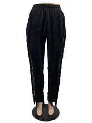 Jenna Casual Tassels Wide Leg Trousers