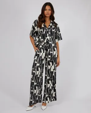Jorge Estelle Pants - Black & White Print