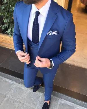 Joseph Navy Slim-Fit Suit - The Perfect Three-Piece Ensemble