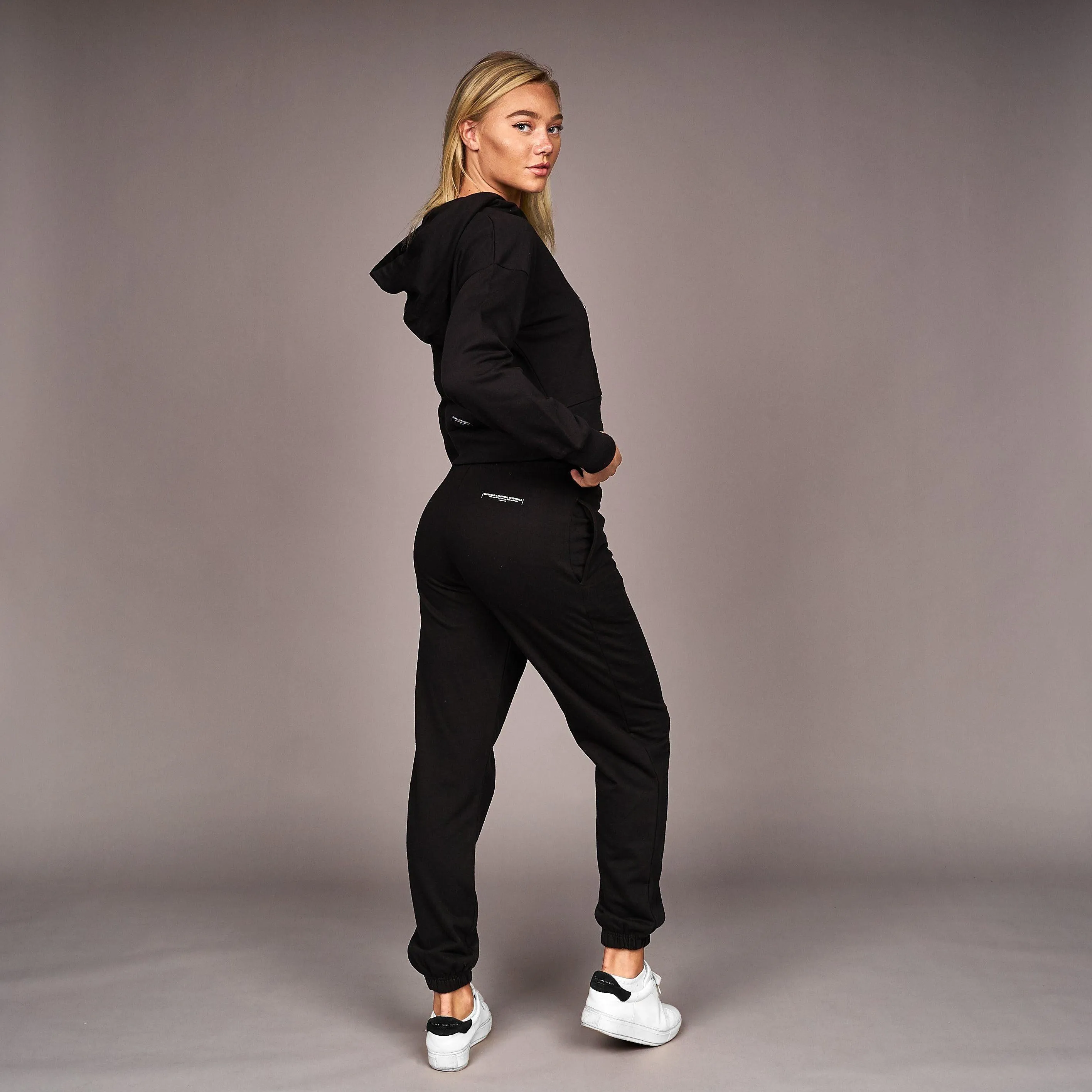 Juice Ladies Danica Crop Hoodie Black