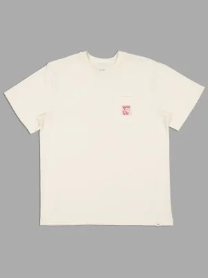 JUST ANOTHER FISHERMAN Quality Heavy Shore Tee - Antique White