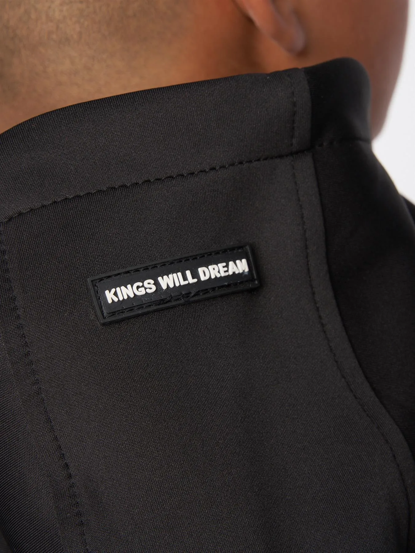 Karson Zip Thru Hood Jet Black