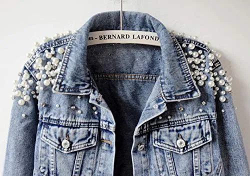 KEDERA Embroidered Short Denim Jacket