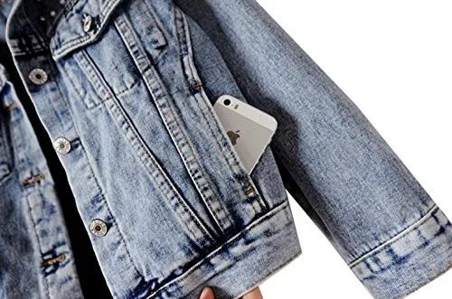 KEDERA Embroidered Short Denim Jacket