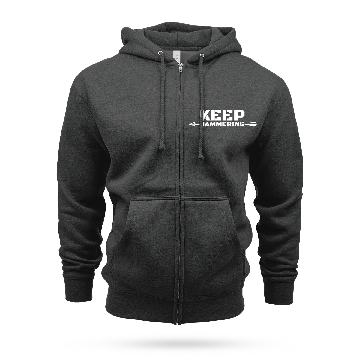 KEEP HAMMERING HEAVYWEIGHT ZIP UP HOODIE