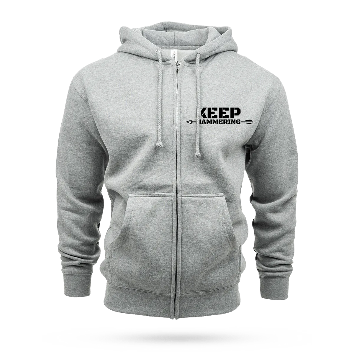 KEEP HAMMERING HEAVYWEIGHT ZIP UP HOODIE