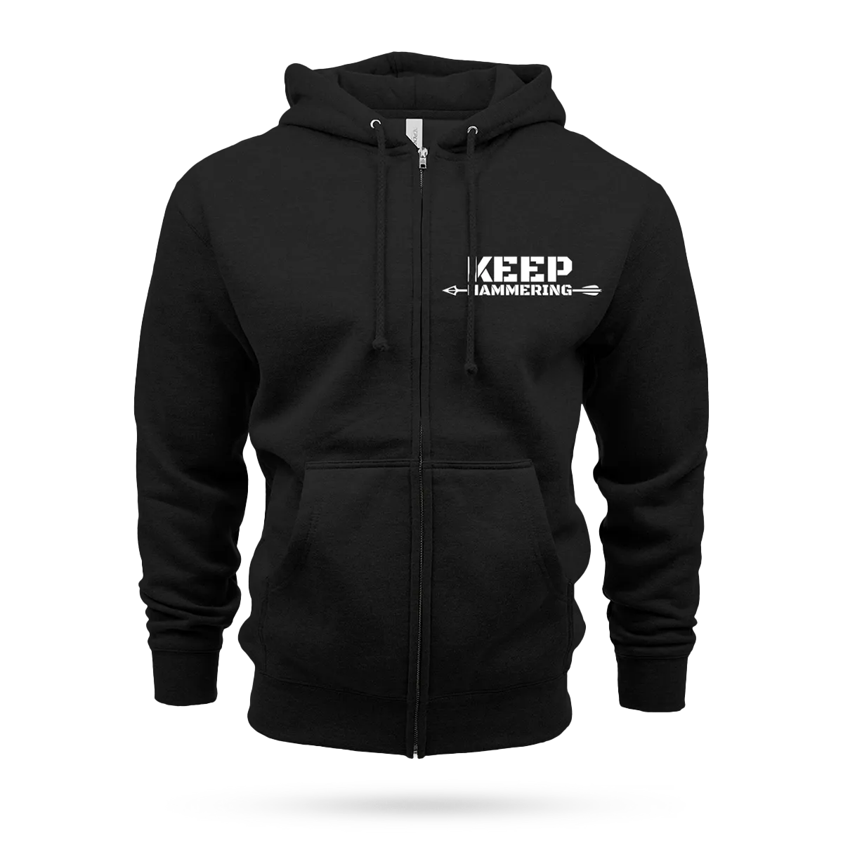 KEEP HAMMERING HEAVYWEIGHT ZIP UP HOODIE