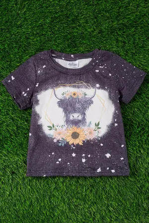 Kids Highland Cow Tee