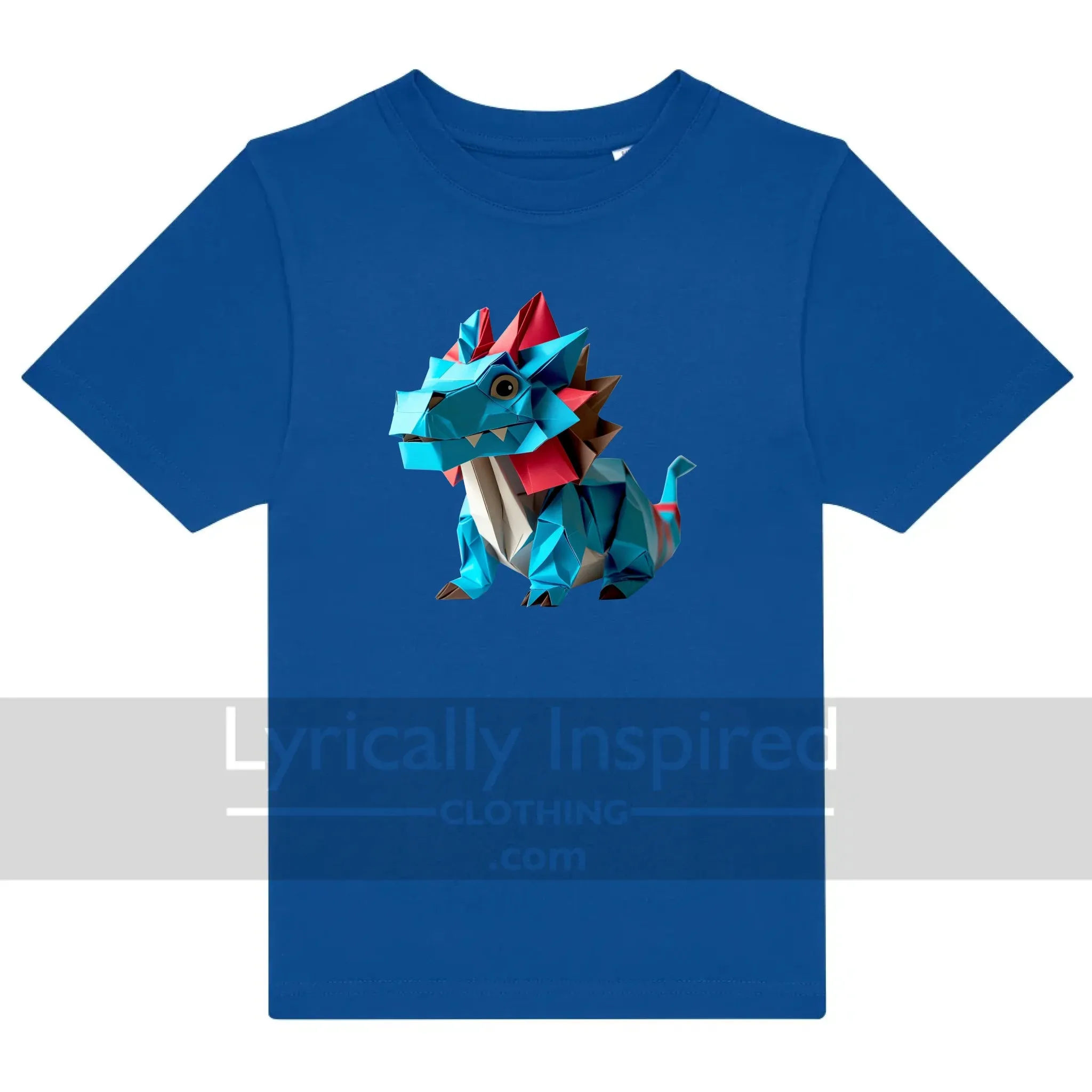 Kids Origami Dino T Shirt