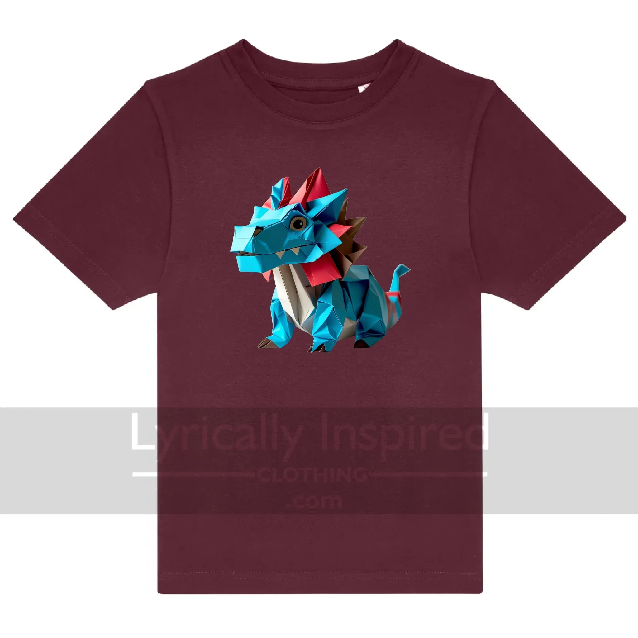 Kids Origami Dino T Shirt