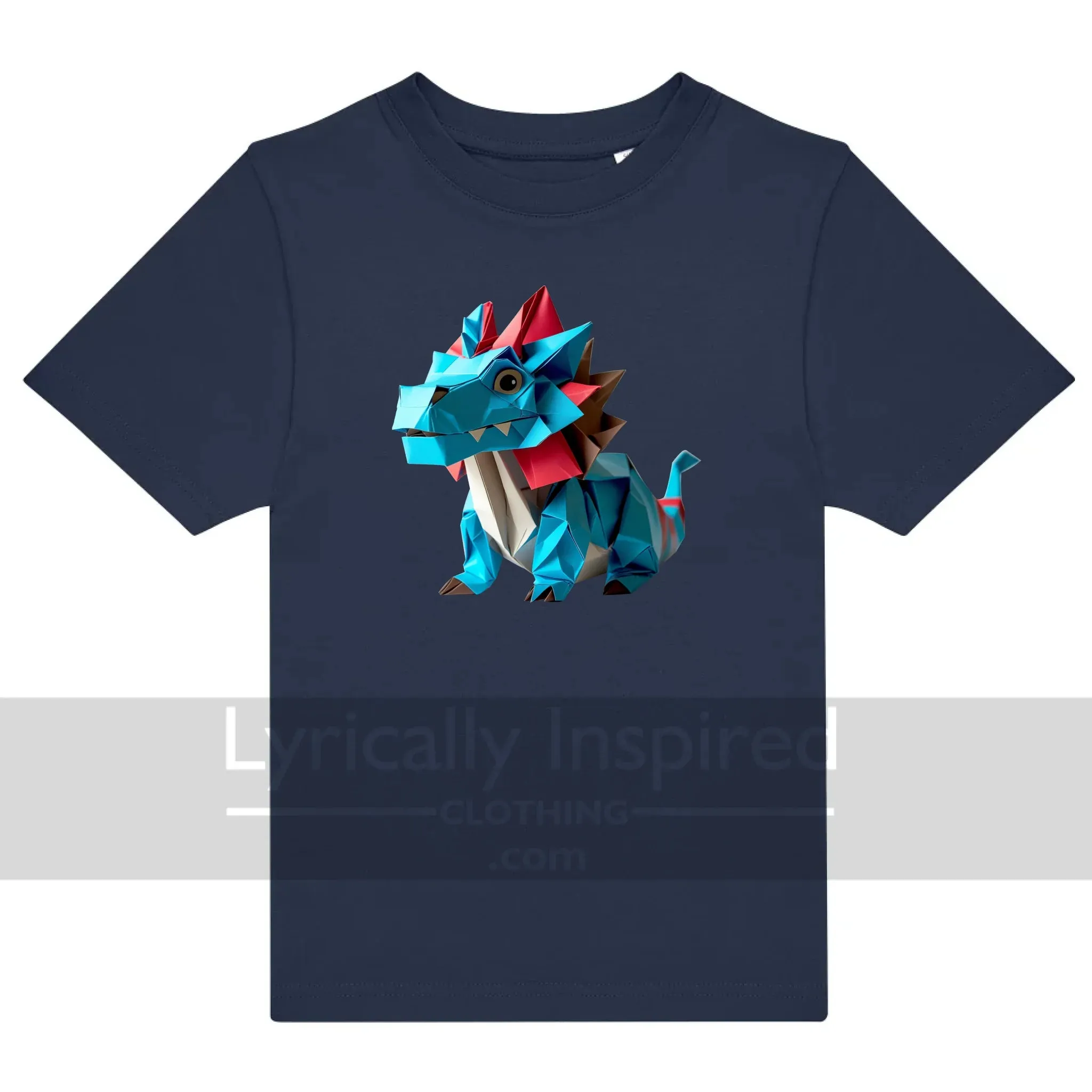 Kids Origami Dino T Shirt