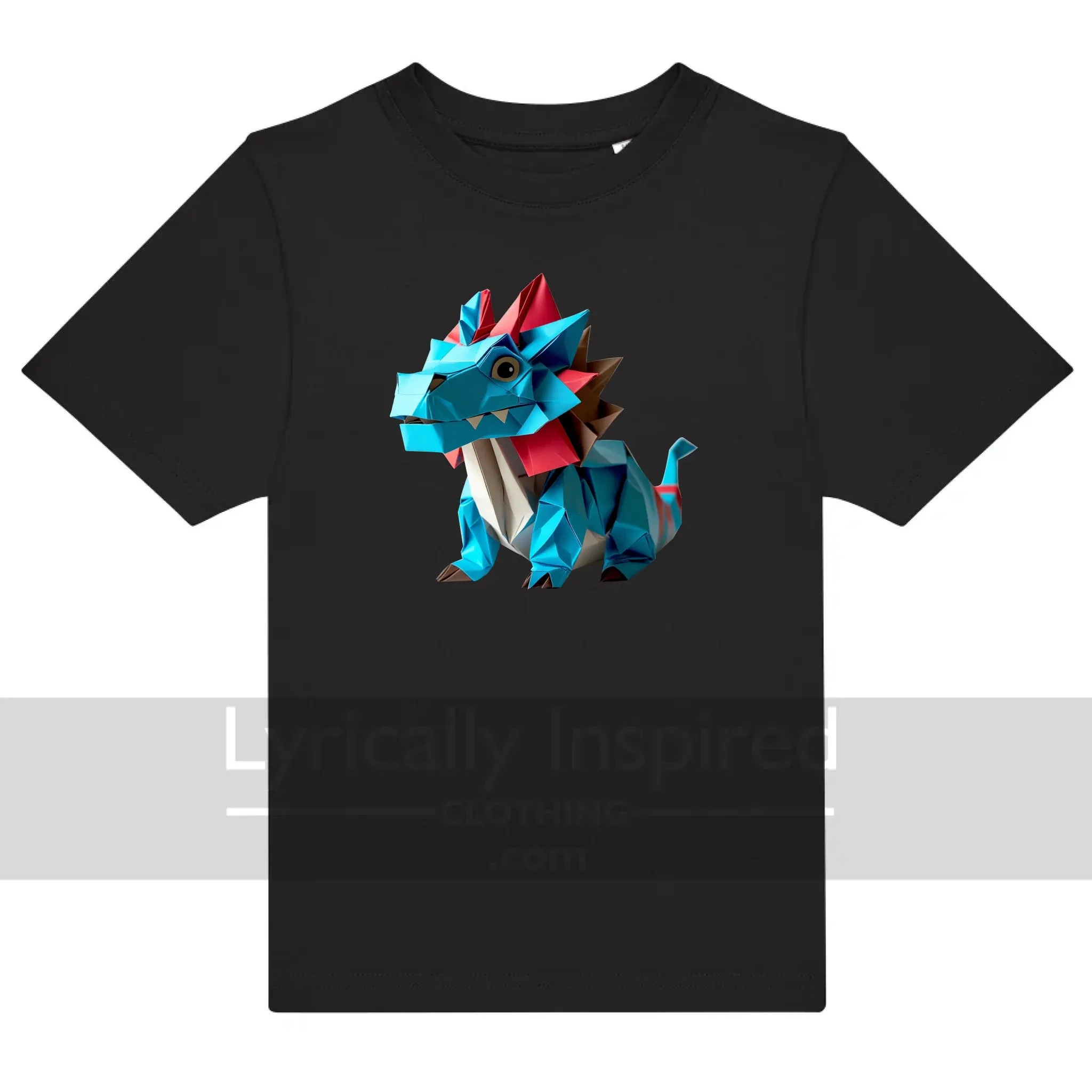Kids Origami Dino T Shirt