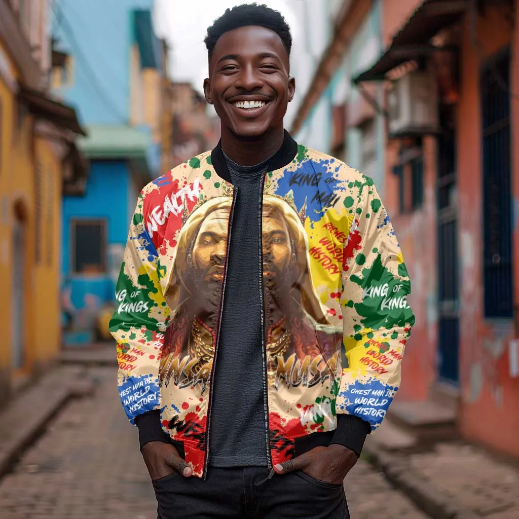 King Of Kings Mansa Musa Bomber Jacket DT02
