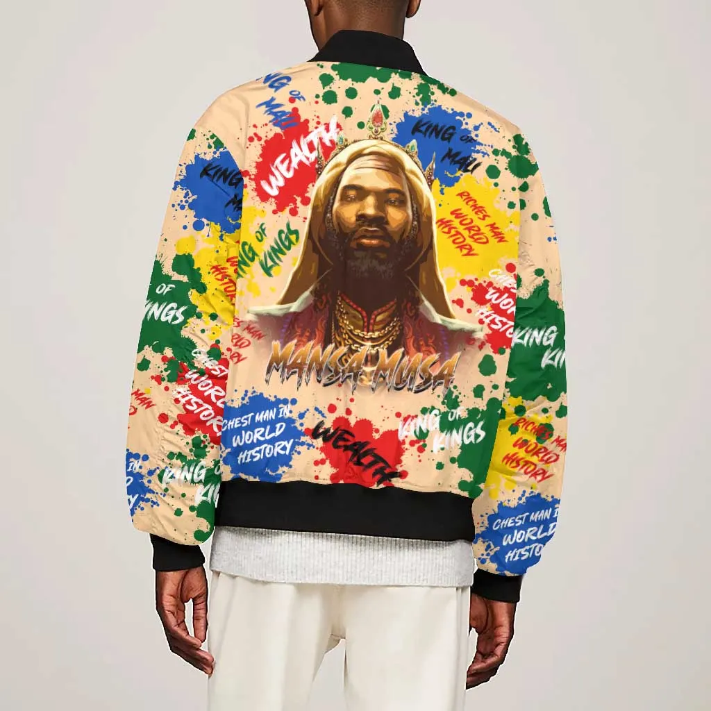 King Of Kings Mansa Musa Bomber Jacket DT02