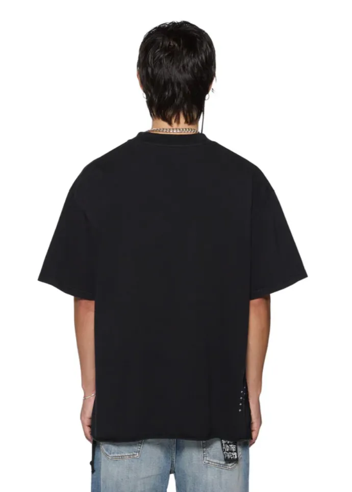 KSUBI Stamp Ekcess Pocket Short Sleeve Tee - Black