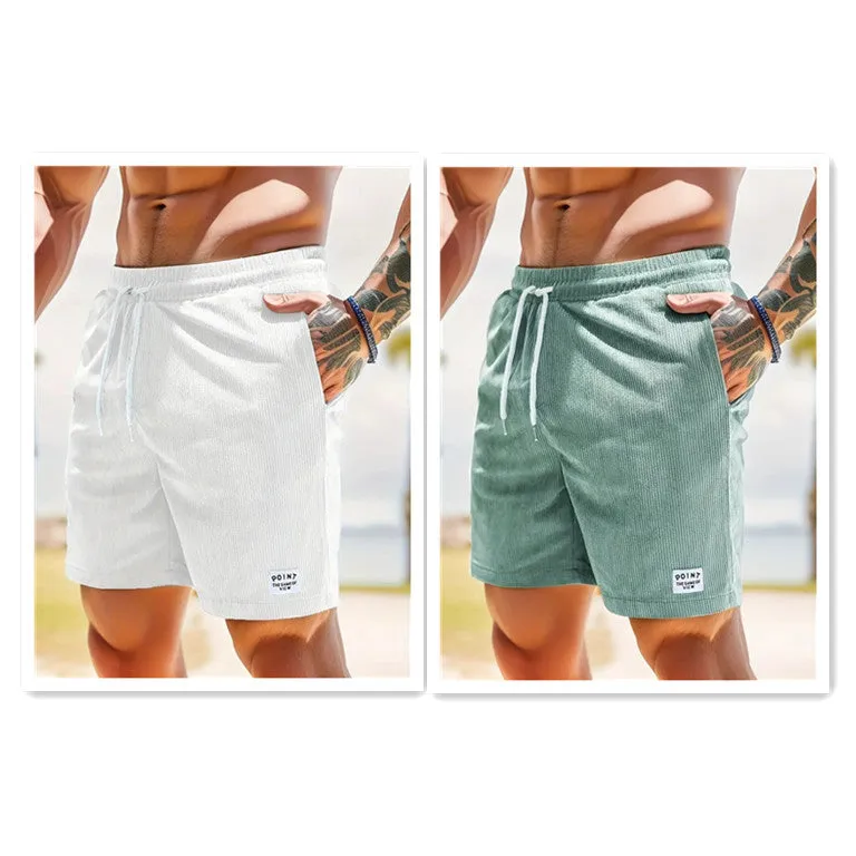 Lace-up Drawstring Shorts