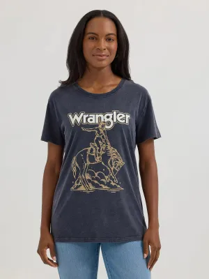 Ladies Wrangler Western Graphic Boyfriend Tee - 112361910