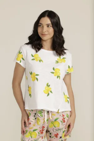 Lemon Print Tee