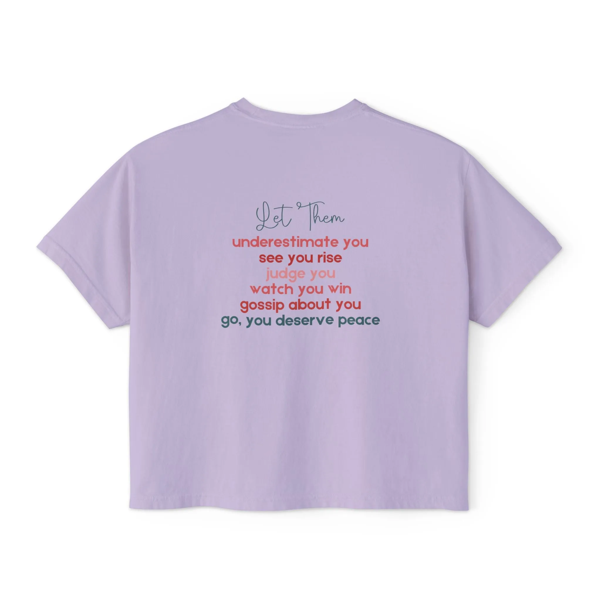 Let Them Cropped Boxy Tee