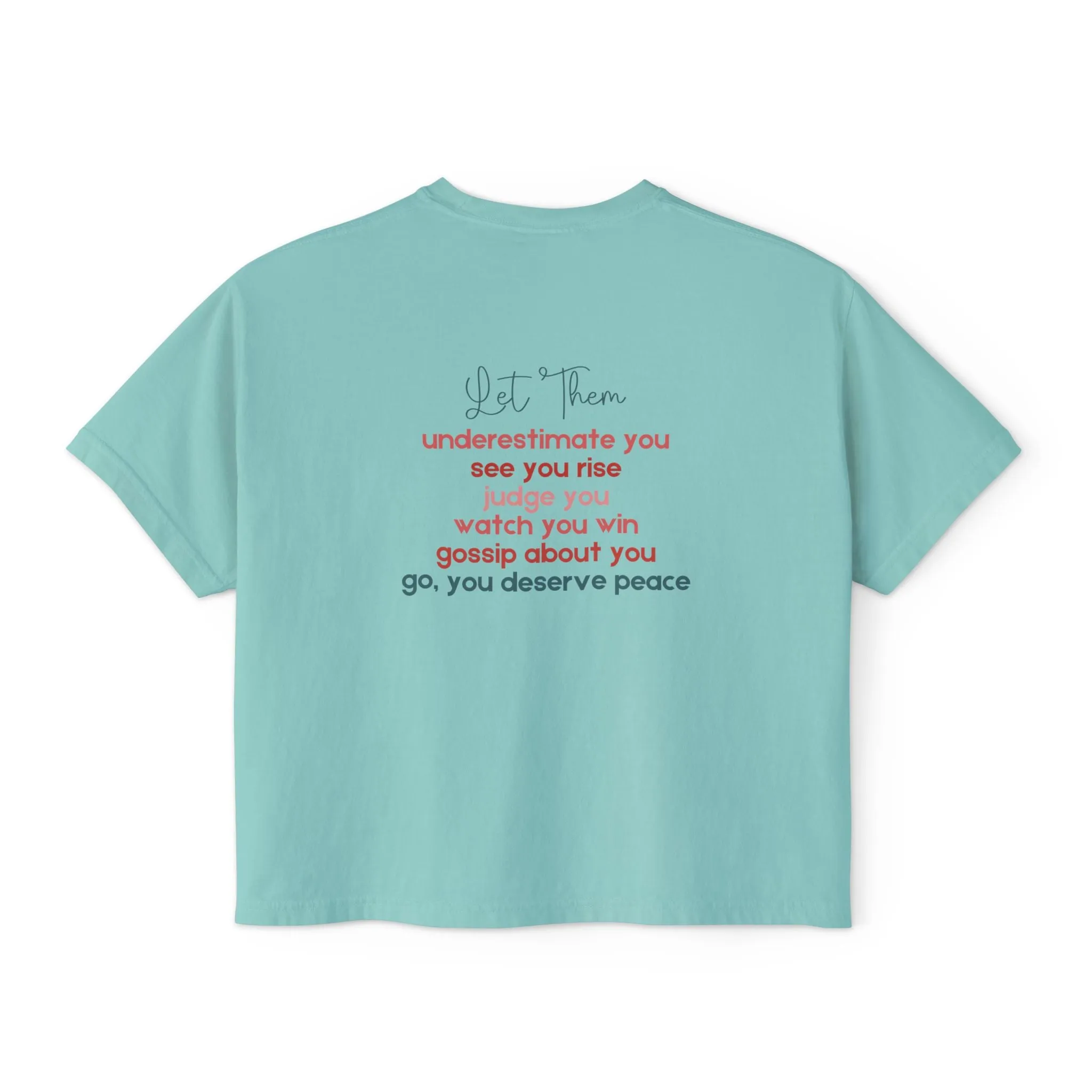 Let Them Cropped Boxy Tee