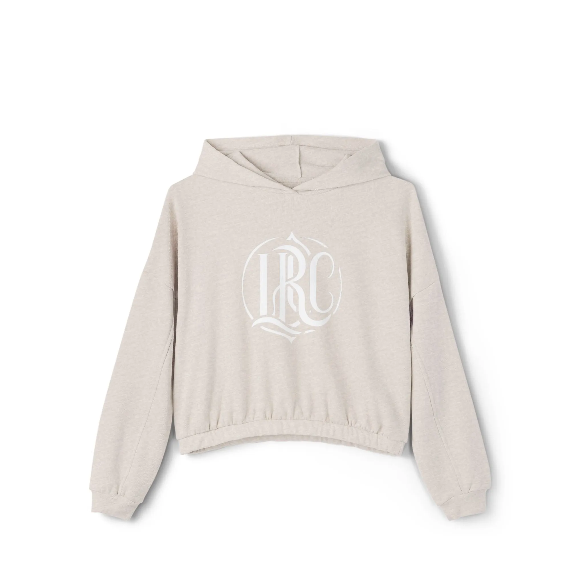 LIFT. RISE. CONQUER. (LRC LOGO) - Women's Cinched Bottom Hoodie