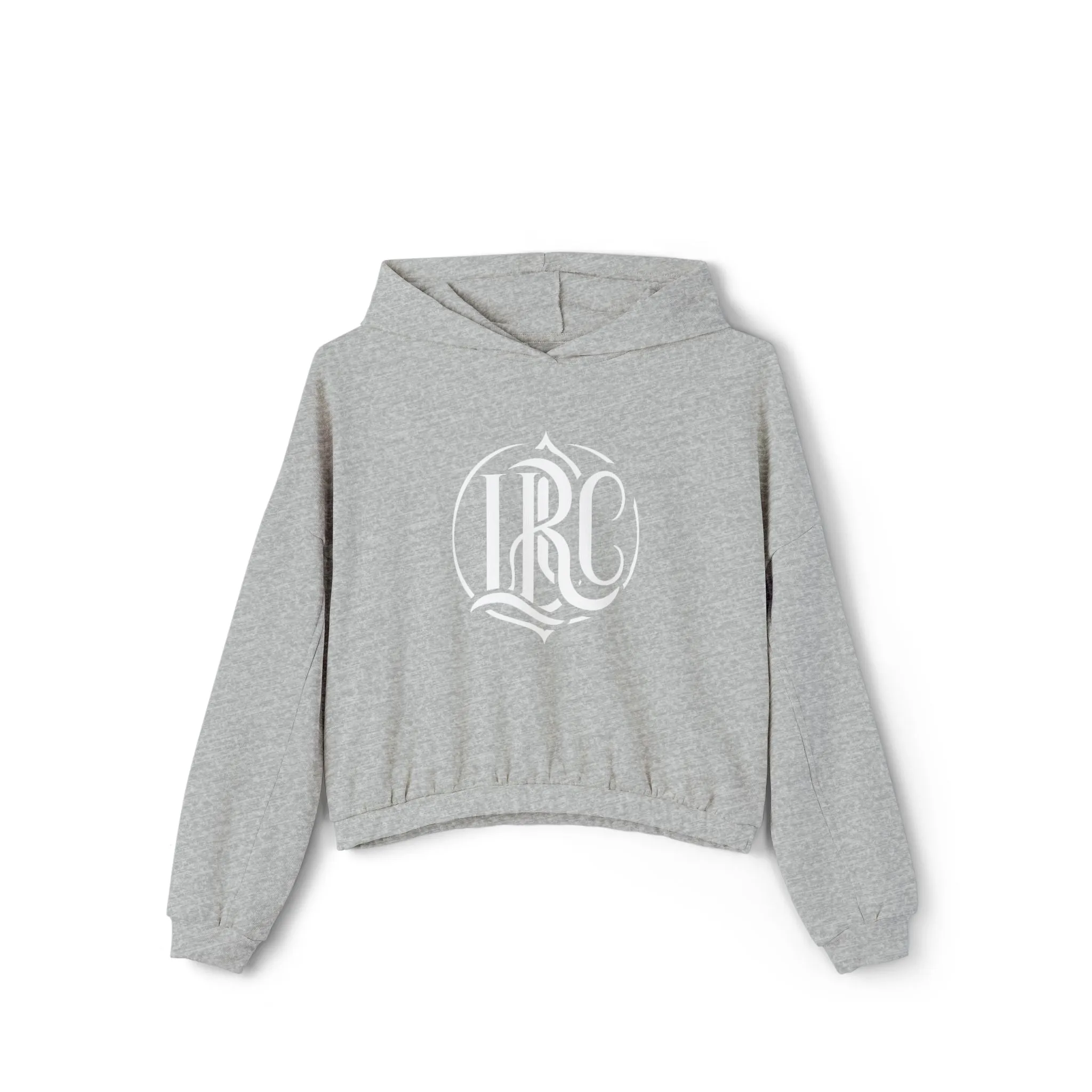 LIFT. RISE. CONQUER. (LRC LOGO) - Women's Cinched Bottom Hoodie