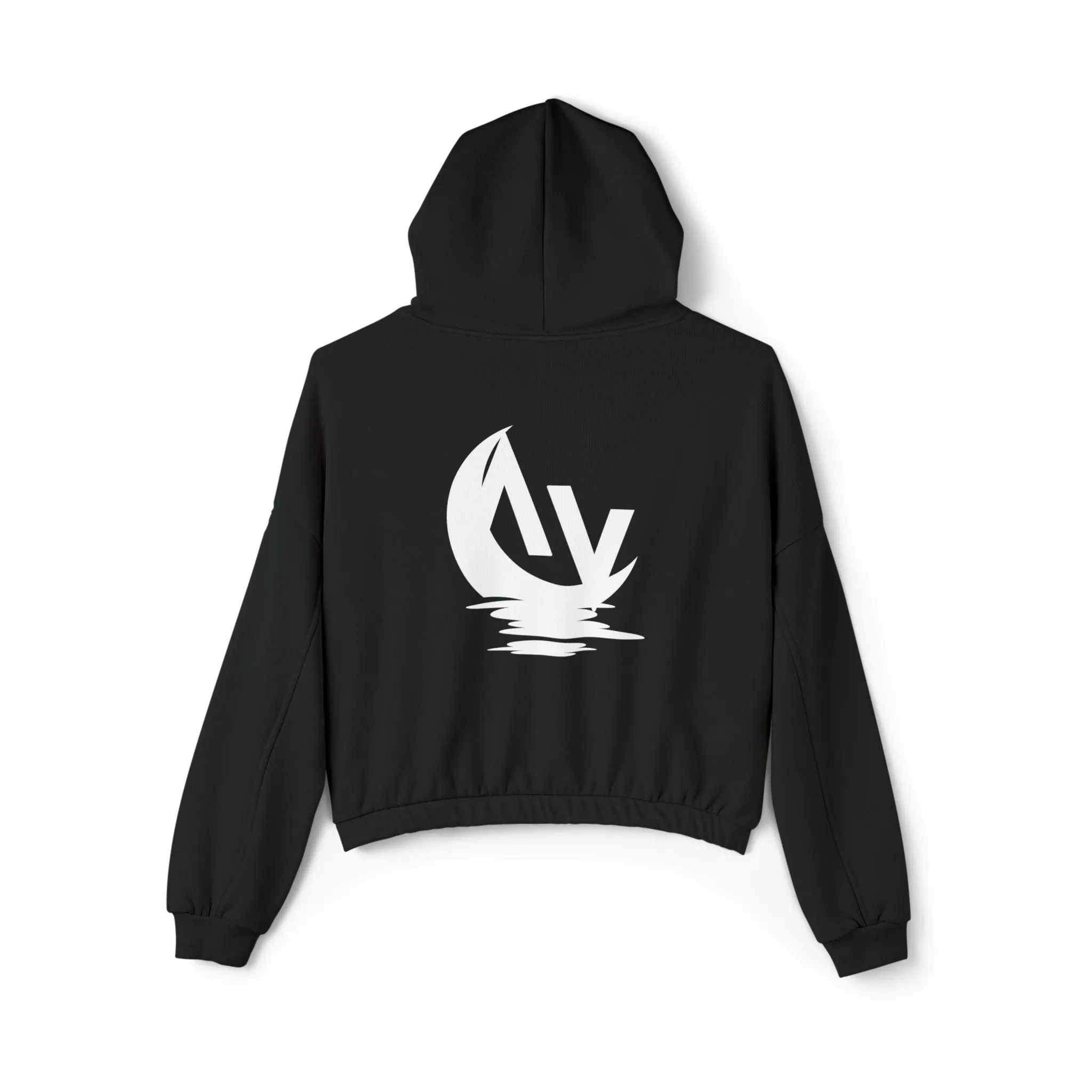 LIFT. RISE. CONQUER. (LRC LOGO) - Women's Cinched Bottom Hoodie