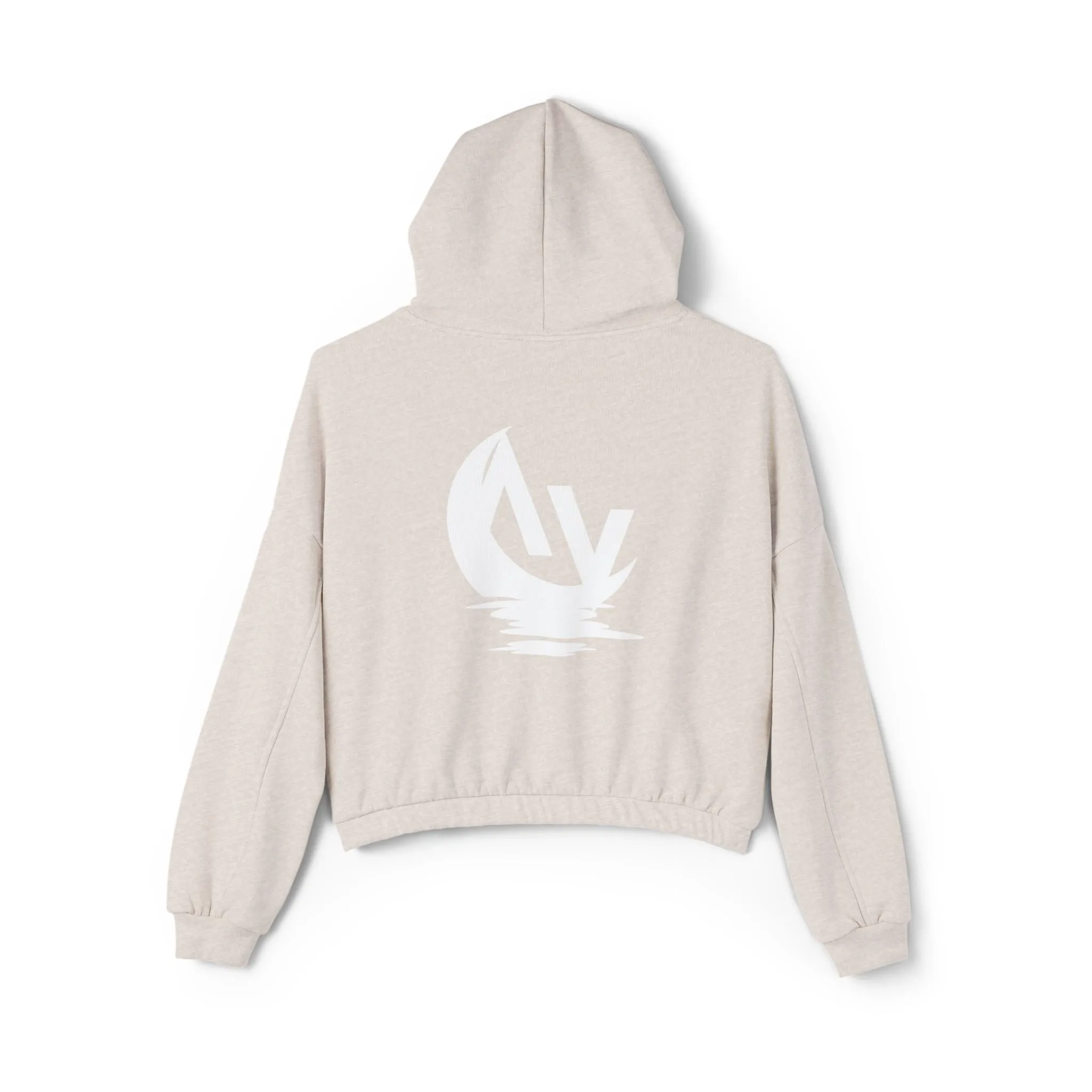 LIFT. RISE. CONQUER. (LRC LOGO) - Women's Cinched Bottom Hoodie