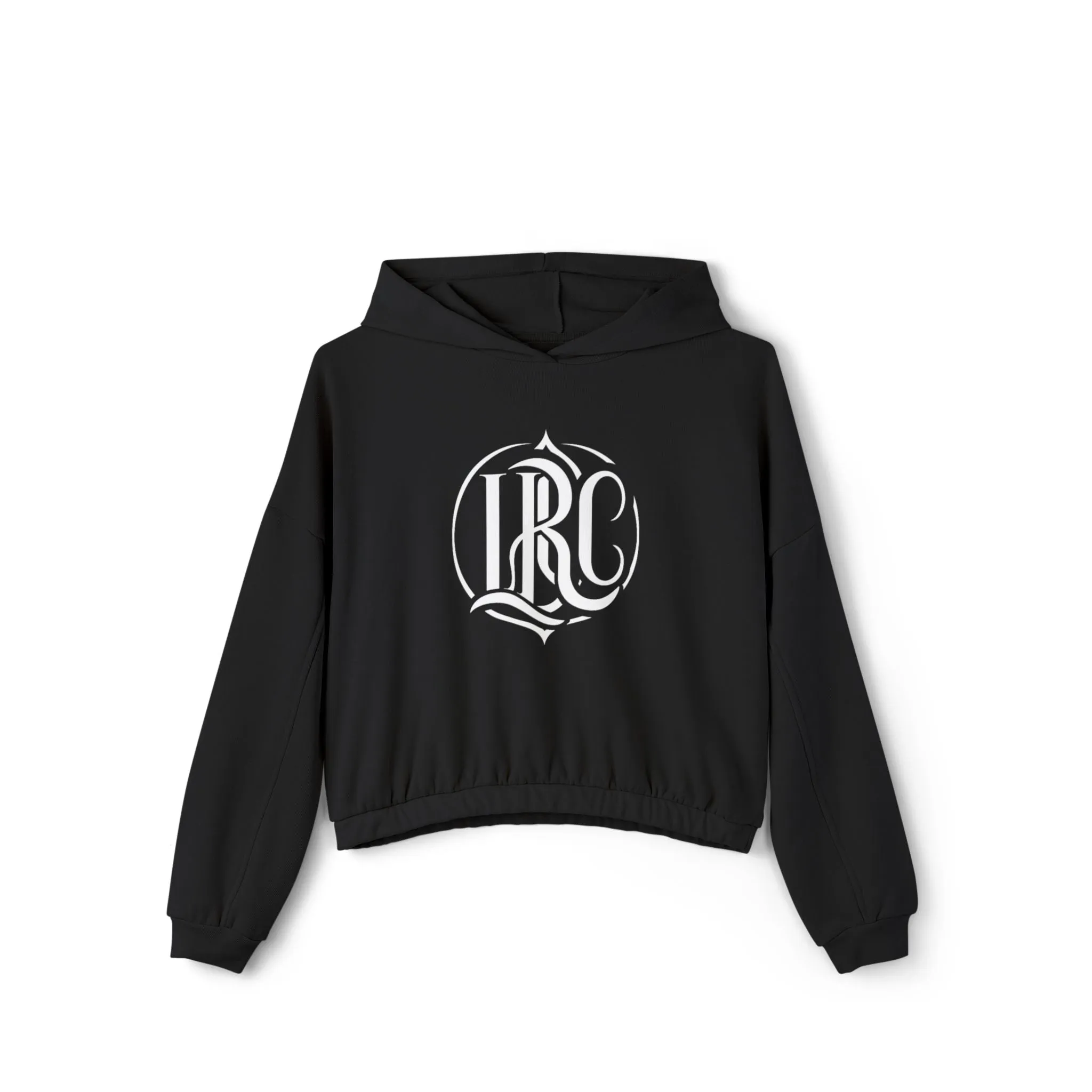 LIFT. RISE. CONQUER. (LRC LOGO) - Women's Cinched Bottom Hoodie