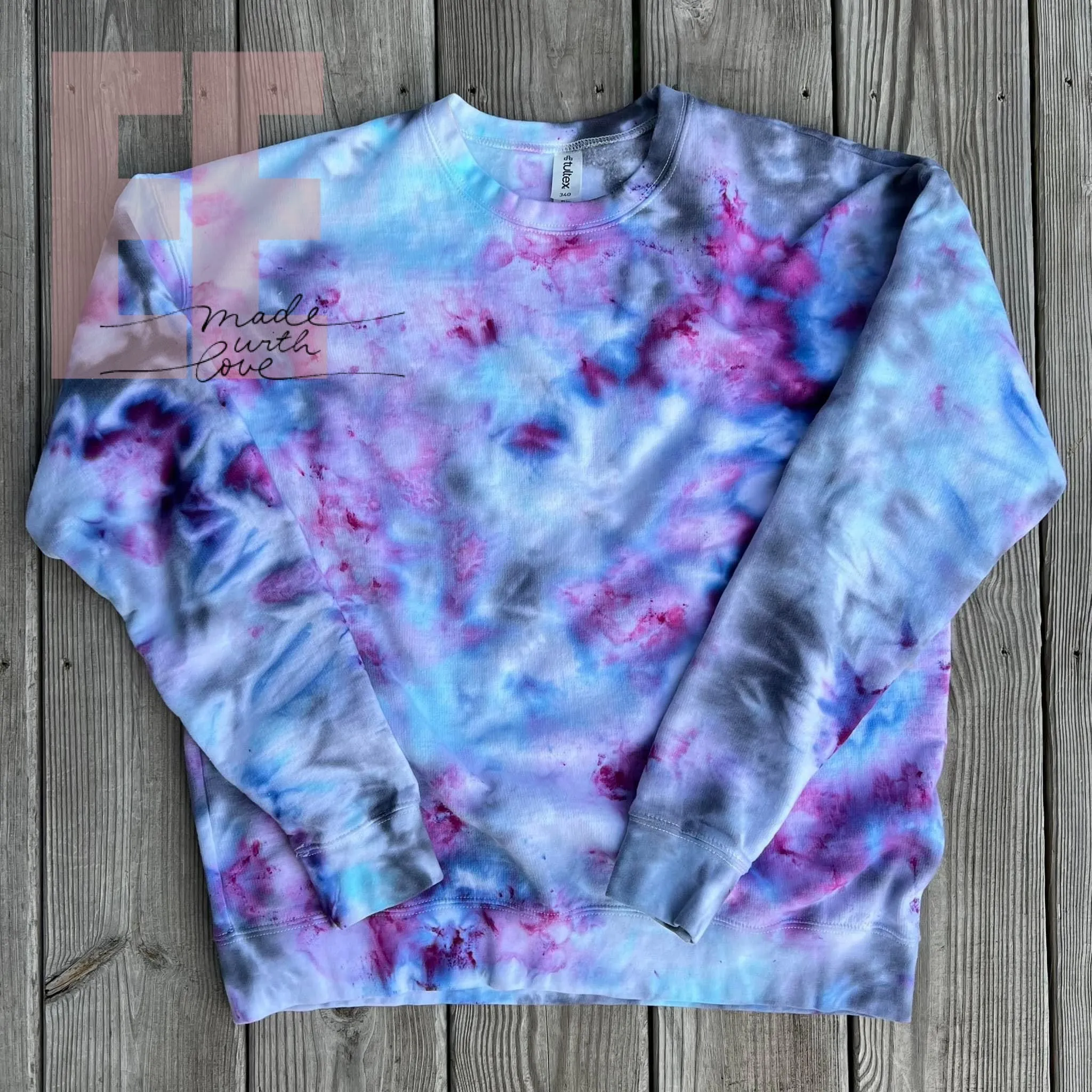 Lilac/Blue/Grey Ice Dye