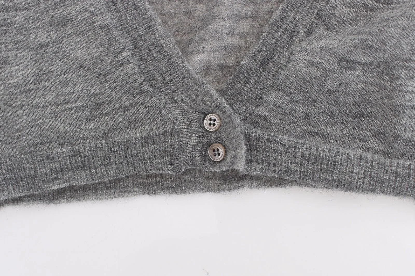 Lingerie Knit Gray Bolero Sweater Cardigan