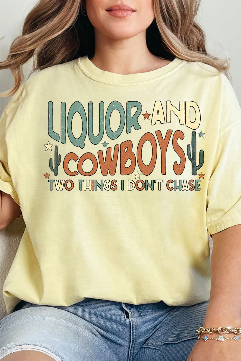 Liquor & Cowboys Comfort Colors Adult Ring-Spun Cotton Tee