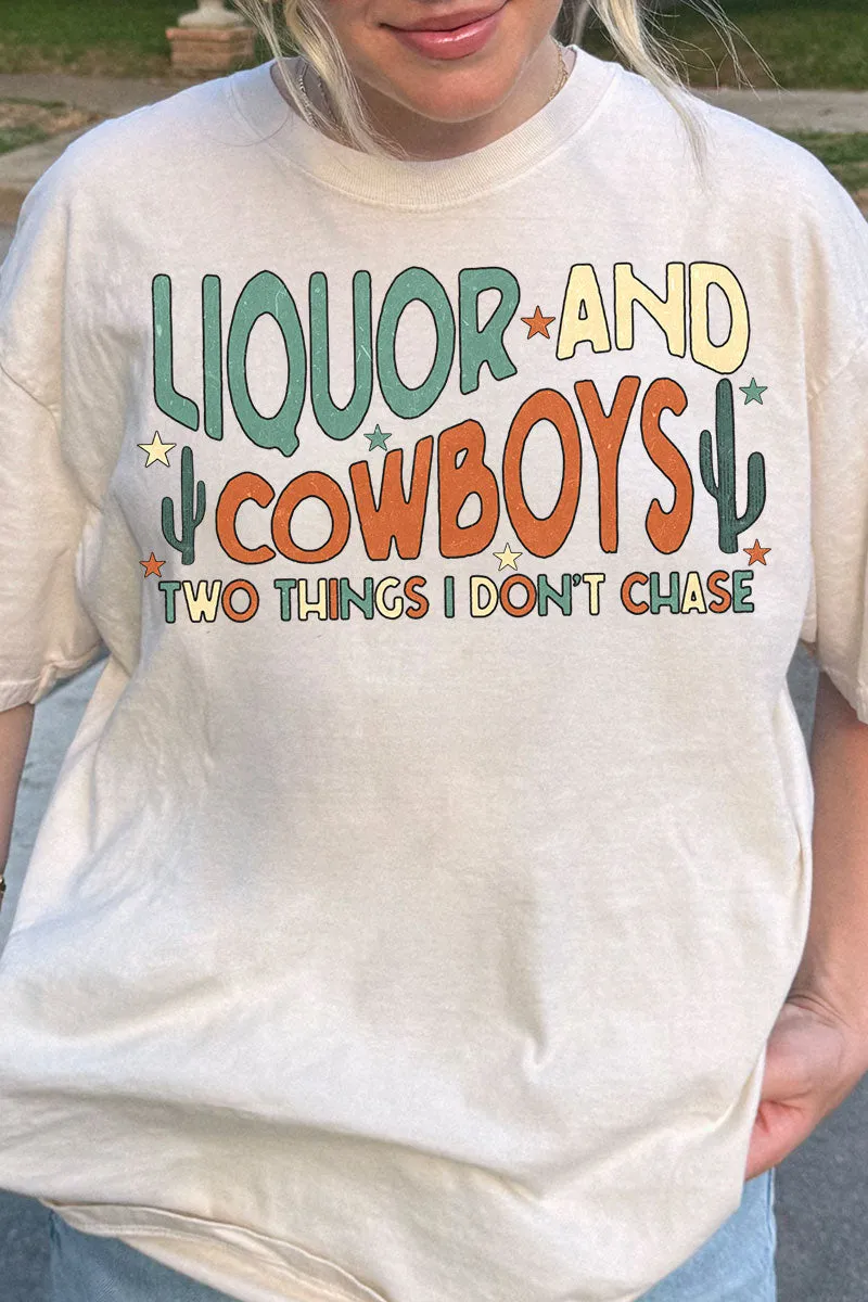 Liquor & Cowboys Comfort Colors Adult Ring-Spun Cotton Tee
