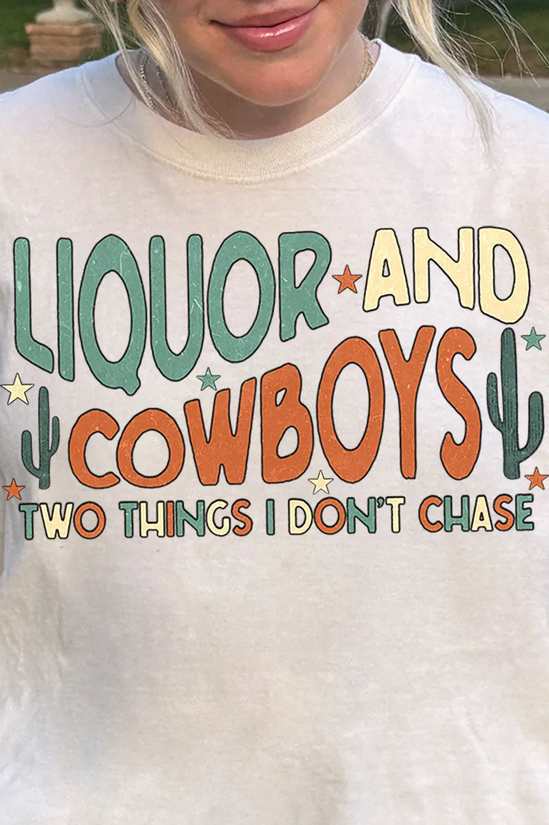 Liquor & Cowboys Comfort Colors Adult Ring-Spun Cotton Tee