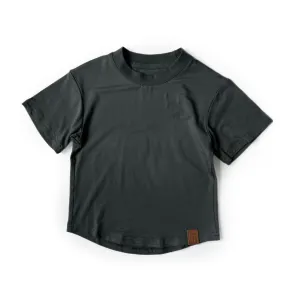 Little Bipsy Oversized Bamboo Tee - Pewter