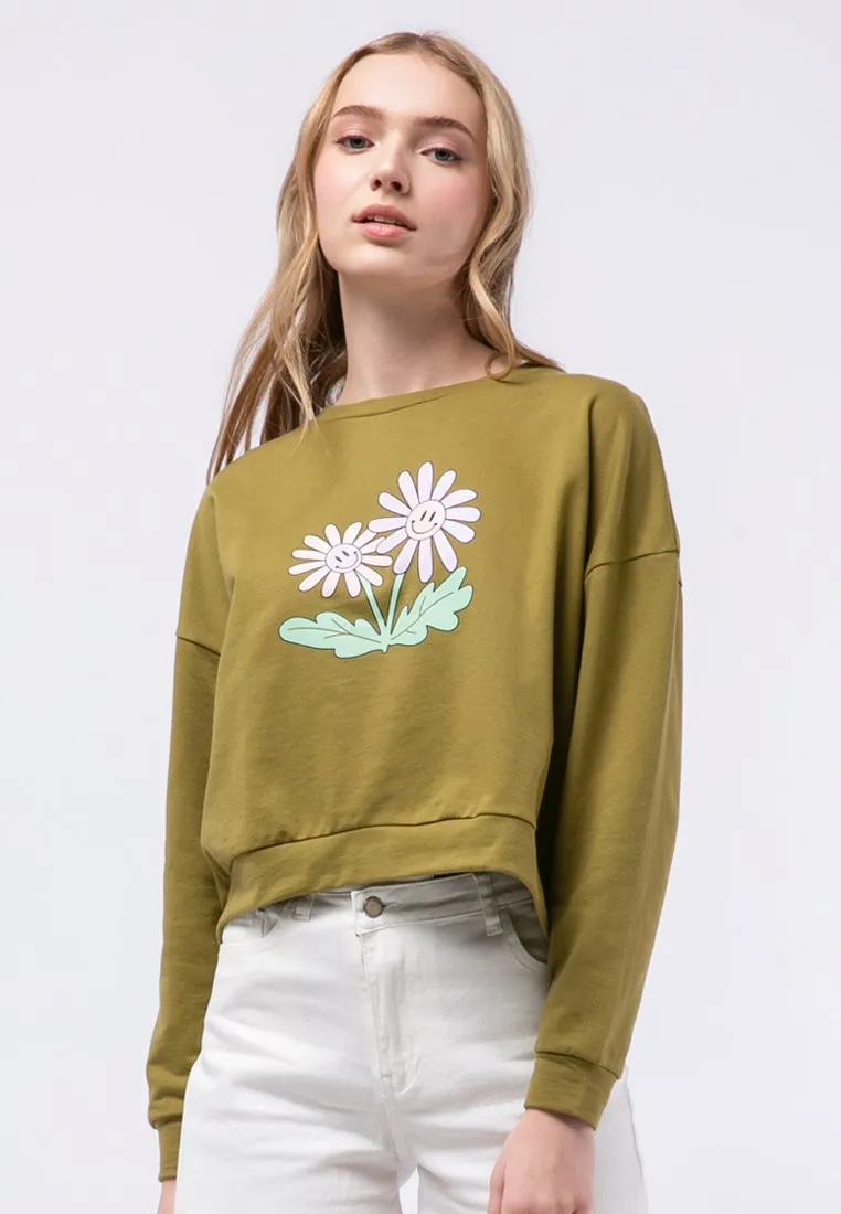 Long Sleeve Graphic Sweatshirt