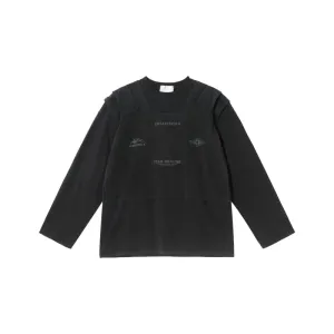 Long-sleeved Logo Print Sweatshirt