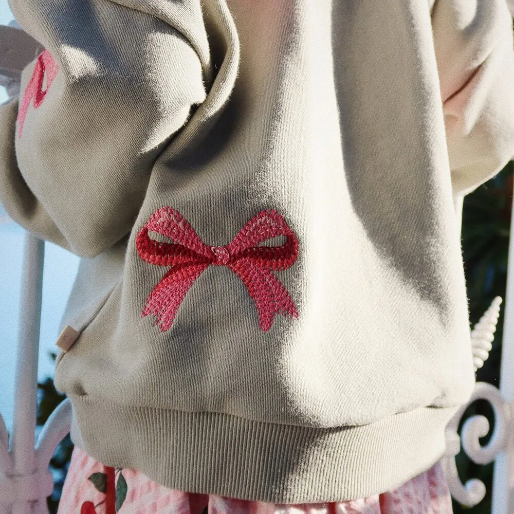 Lou Sweatshirt bestickt aus Bio-Baumwolle OCS