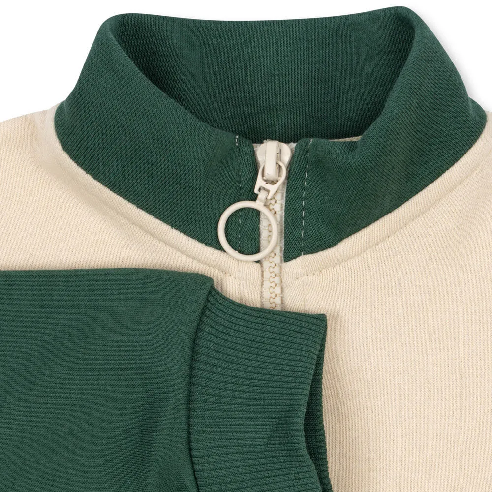 Lou Sweatshirt Half Zip aus Bio-Baumwolle OCS