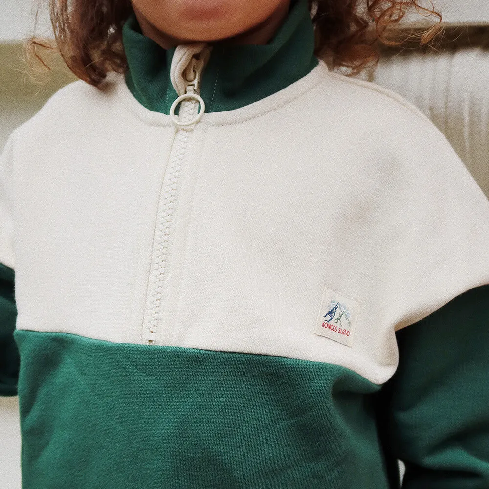 Lou Sweatshirt Half Zip aus Bio-Baumwolle OCS